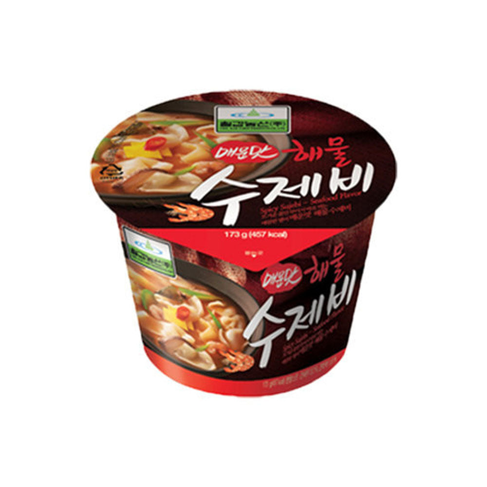 Chilkab Spicy Sujebi Seafood Flavoere Cup 173g