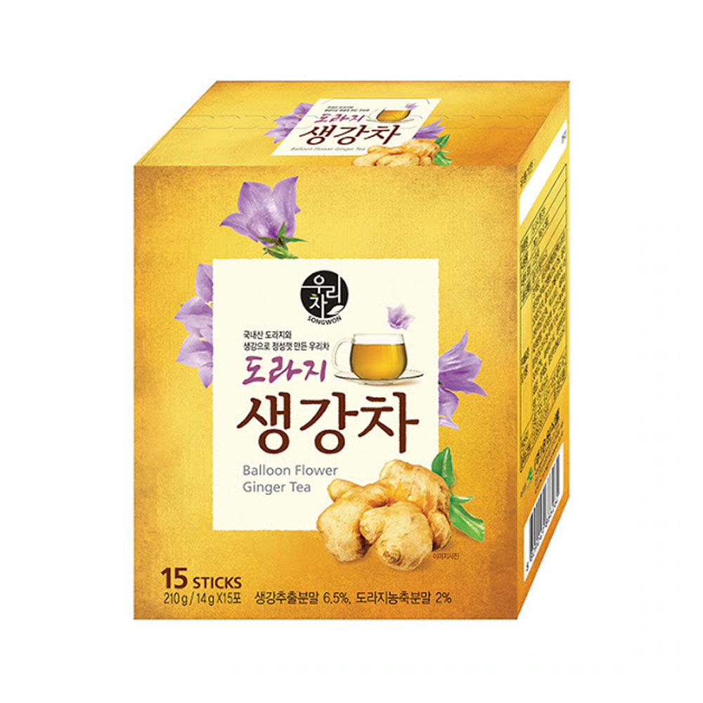 Songwon Food Balloon Flower Ginger Tea 14g X 15