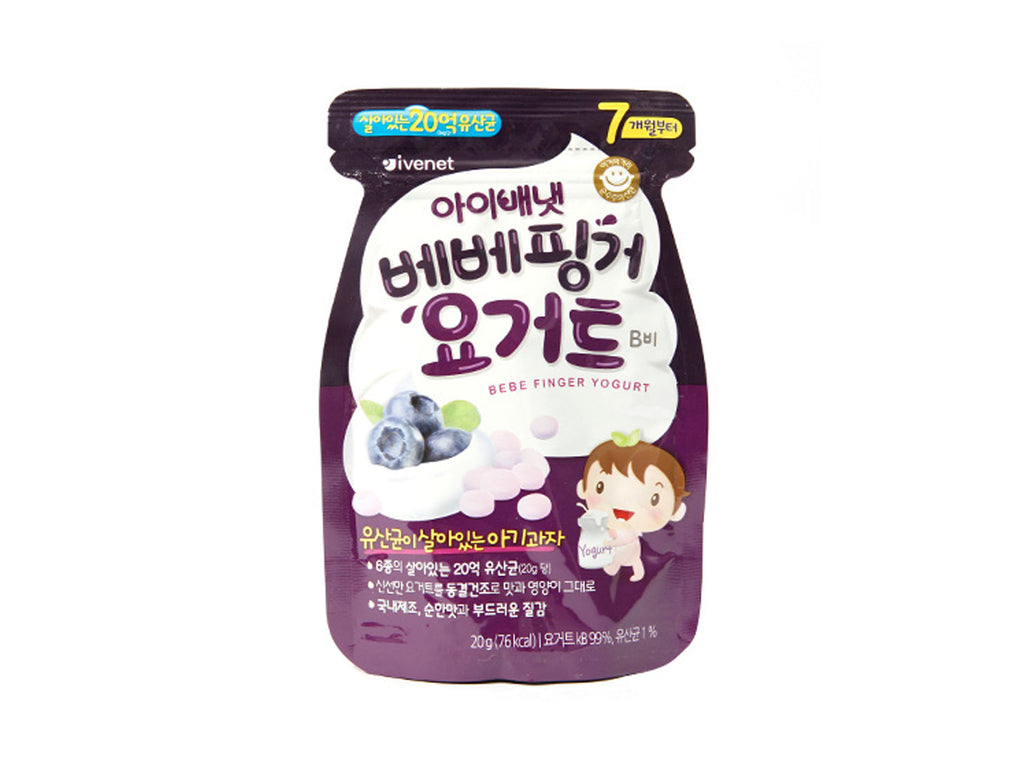 Ivenet Finger Yogurt Snack Blueberry 20g