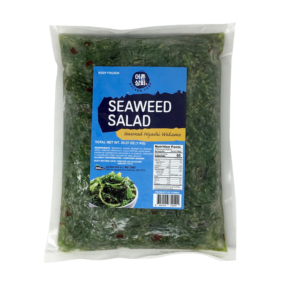 Uhchon Coop Seaweed Salad Seasoned Hiyashi Wakame 1kg