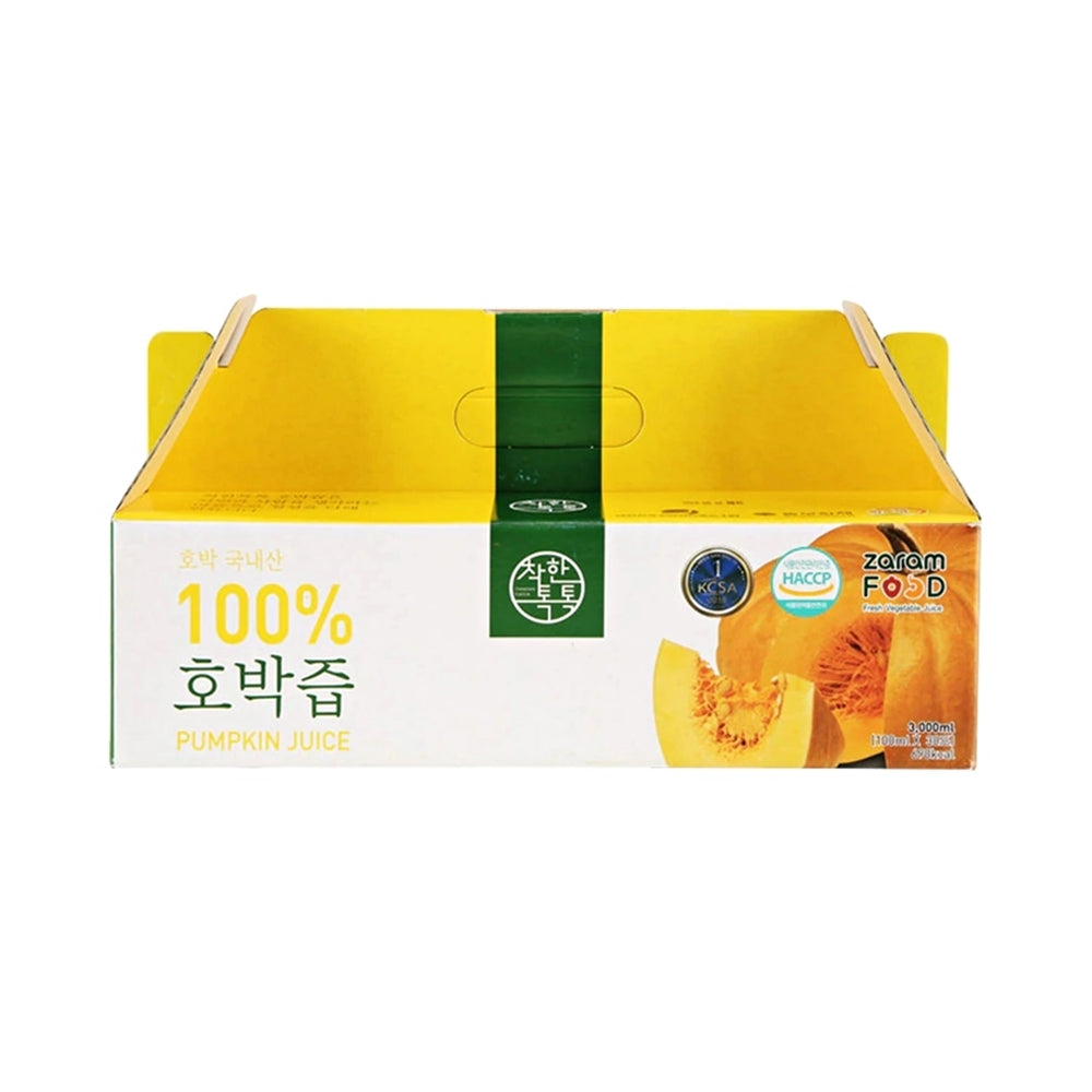 Zaram Pumpkin Juice Box 3.38oz x 30, 자람푸드 늙은 호박즙 100ml x 