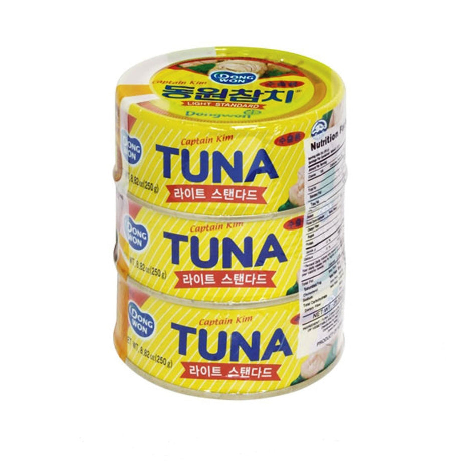 Dongwon Light Standard Tuna 8.82oz x 3, 동원 참치 살코기 라이트