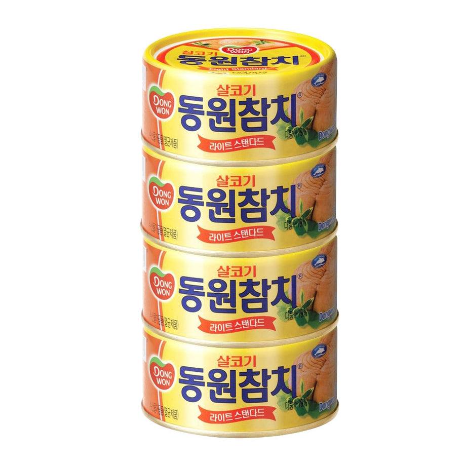 Dongwon Light Standard Tuna 5.29oz x 4, 동원 참치 살코기 라이트